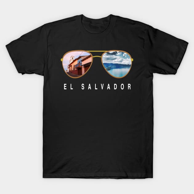 El Salvador Sunglasses T-Shirt by JayD World